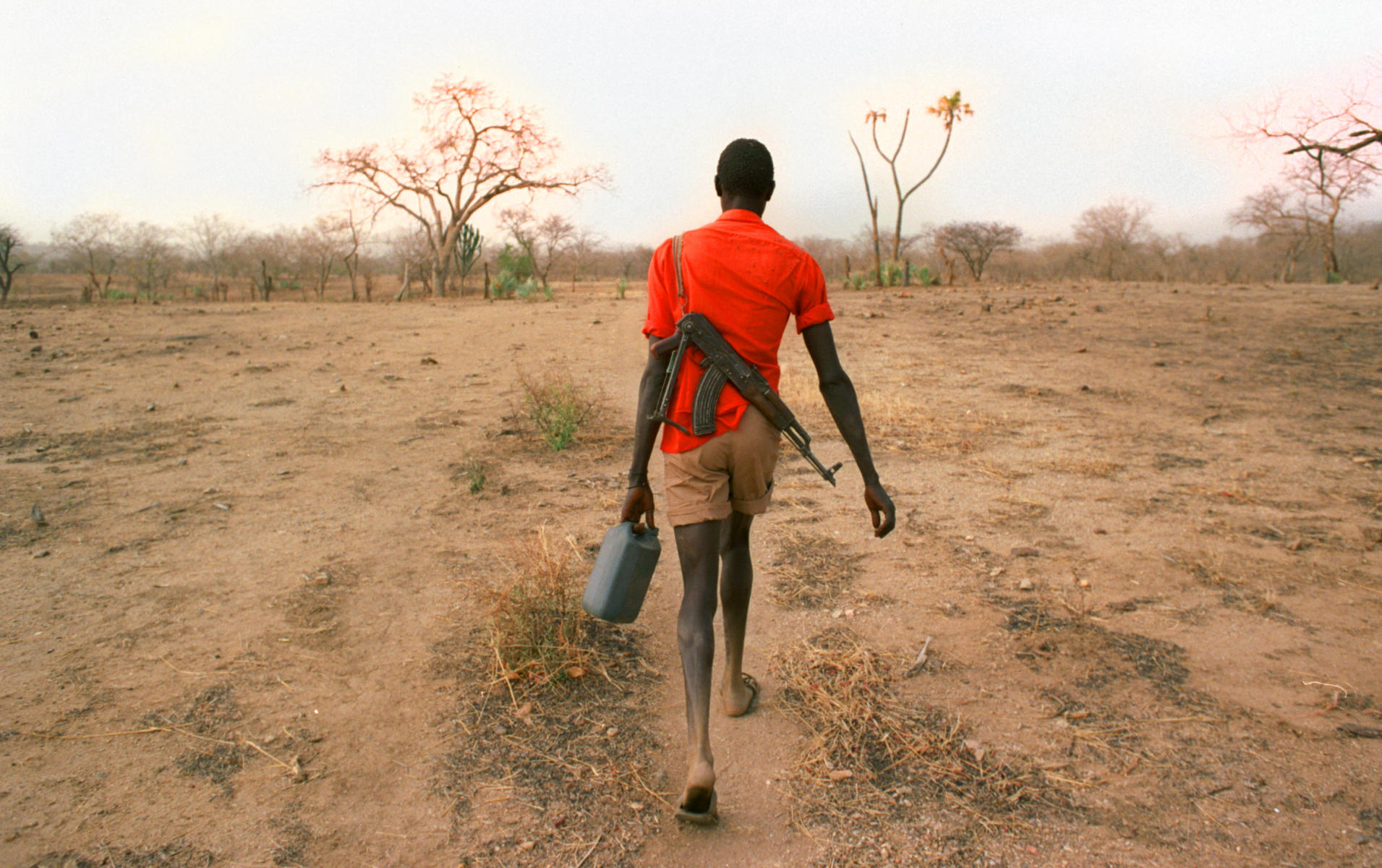 Hiking Southern Sudan.